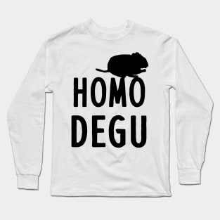 Degu Degu holder costume Octodon animal lover motif Long Sleeve T-Shirt